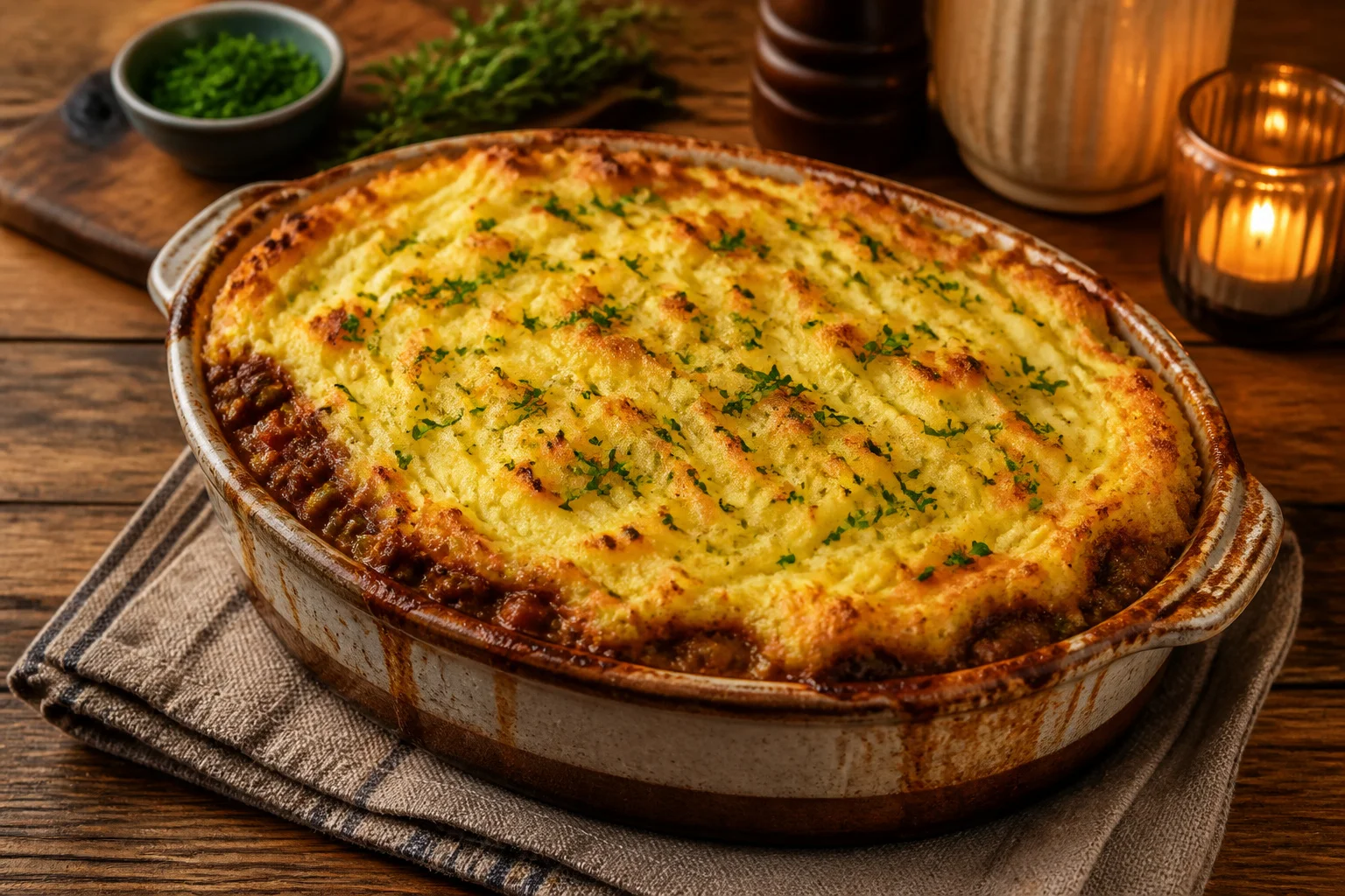 Shepherds pie maison dore et garni