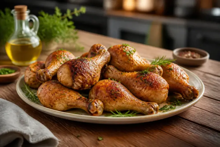 Cuisses de poulet roties a la perfection