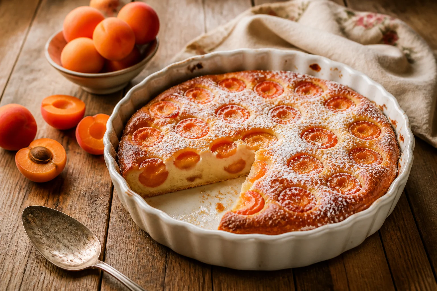 Clafoutis aux abricots une gourmandise maison