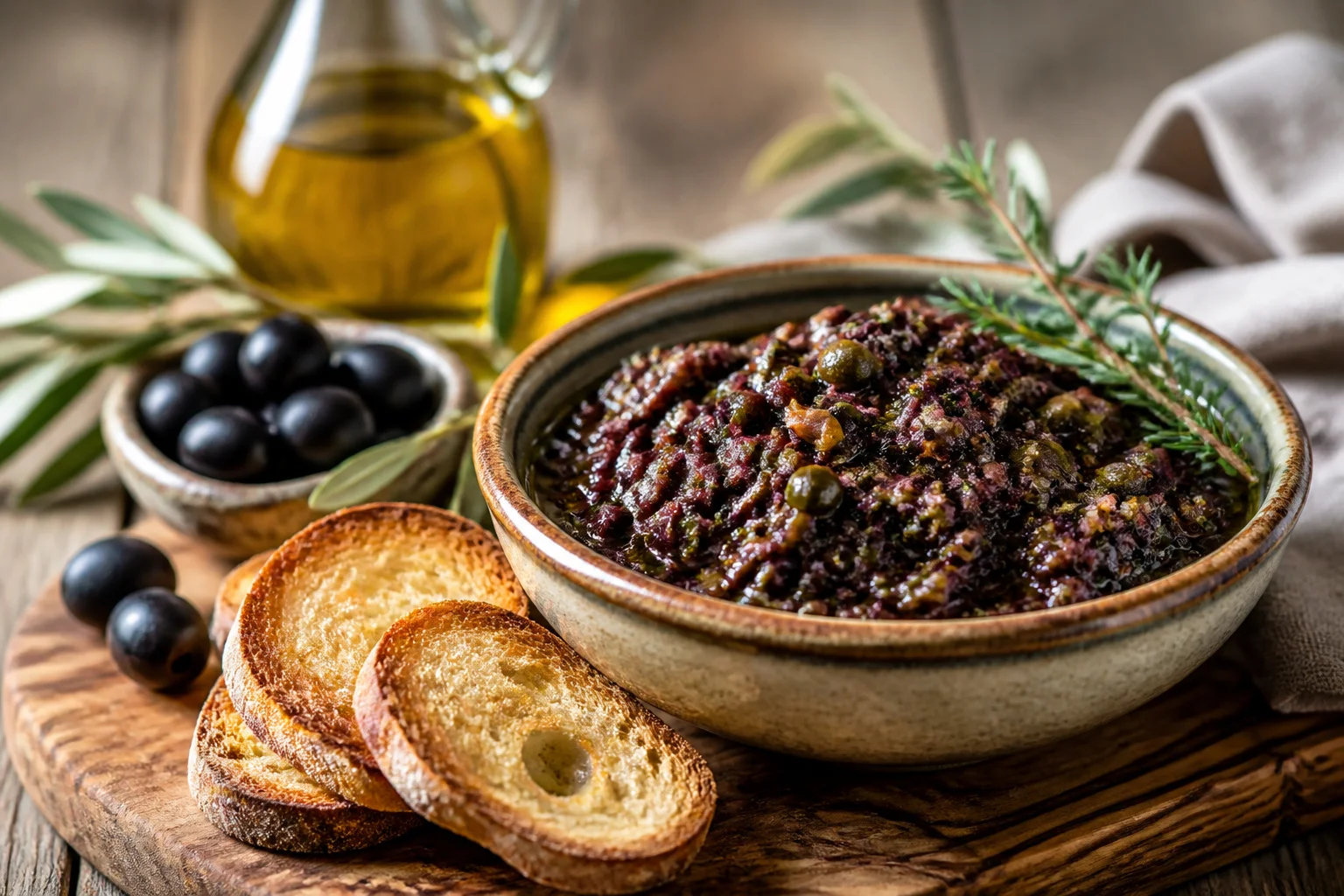 Tapenade provencale faite maison
